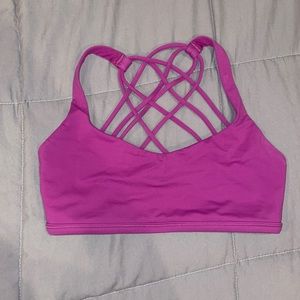 Magenta Lululemon Sports Bra